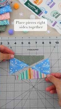 How to sew Quarter Rectangle Triangles #sewingtips #sewingtriangles #perfectpoints #sewingpoints