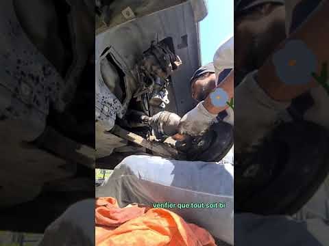 Comment changer un soufflet cardan côté boite