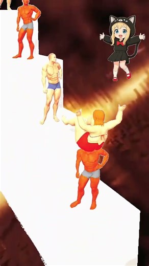 squeeze girl fastest jumping gameplay #trending #gaming #gameplay #runner #viral #shorts #joy #fun