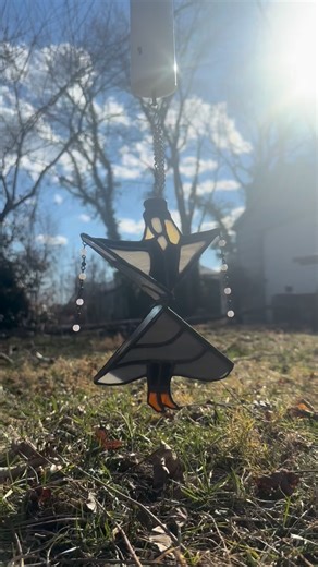 Stevie Nicks inspired “Dancing Gypsy”. Pattern purchased from House of Broken Glass. #intrinsicstainedglass #stainedglass #handmade #stevienicksvibes | Intrinsic Stained Glass