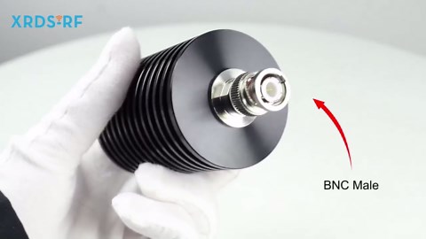XRDS -RF 25W BNC Male Dummy Load - 50 Ohm Coaxial Resistor for RF Signal Termination and Calibration, Perfect for Testing Transmitters, Amplifiers, and Communication Equipment