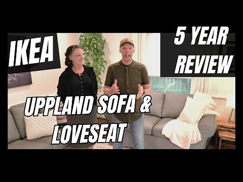 Uppland Sofa 5-year Review with 3 different Slip Covers & Loveseat IKEA