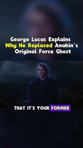 Originally, Return of the Jedi ended with Sebastian Shaw appearing as Anakin’s Force ghost