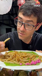 Deep-fried bamboo worms – a weird but tasty Thai treat! Would you call it a snack or a dish? #fblifestyle #Thailand #Thaifood | Joel Bruner