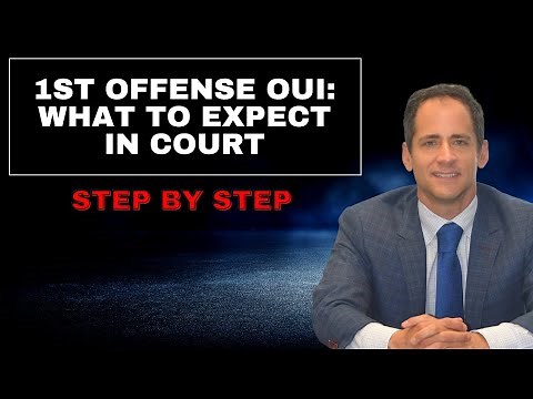 Massachusetts 1st Offense OUI Court Process from Start to Finish