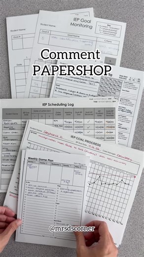Stephanie | IEP Coach + Special Ed Teacher on Instagram: "Comment PAPERSHOP to see all data stickys and notepads 🗒️ Here are the top 5 data notepads from the last 45 days - per the data 😉 (you know us special ed teachers loooovveeee the data)… but also how to use each one! #specialeducationteacher #datanerd #teachertools #teachertips #teachersfollowteachers #iepgoals #iepadvocate"