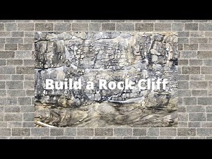 Building a Rock Cliff for Model Railroad Layout