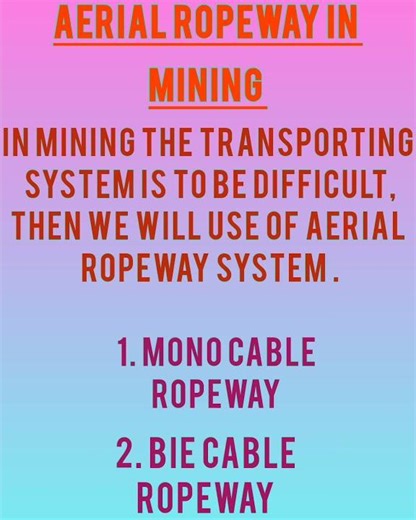 Aerial ropeway in mining #mining study with ankit #mining #mineralindustry #machinery #minesite#mine