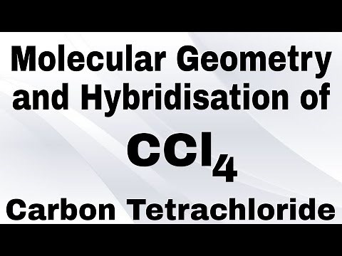 Molecular geometry of CCl4 | Hybridisation of CCl4 | Carbon tetrachloride structure and geometry