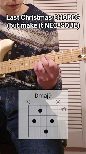 Last Christmas (NEO-SOUL chords) #shorts