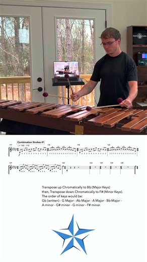 how ‪@thebluestars‬ teaches combinations of 4 mallet techniques. also played by Rhythmic Force