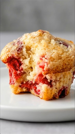 🍒 Cherry Muffins | Soft, buttery, and bursting with juicy cherries 🤍 These cherry muffins are the kind you make when you want something simple, cozy, and bakery-worthy without any fuss. Soft and tender on the inside, lightly golden on top, and packed with sweet cherry pockets that melt right into the crumb. They feel like a classic from a small-town bakery — perfect for breakfast, afternoon coffee, or a little sweet treat that doesn’t feel overdone. Every bite is moist, fruity, and comforting 