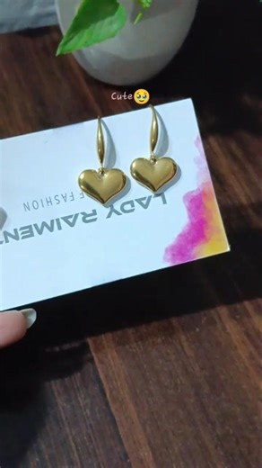 one cutest pair of earring 🤍😍 #unboxing #shorts #viral #yt
