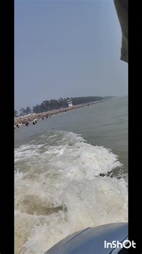 😍 Sea beach + boat ride 🔥 😂 Fun“Boat ride but mind already swimming 😆