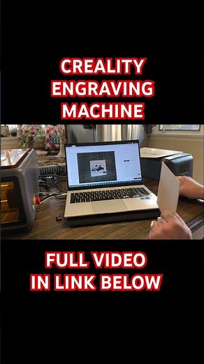 Creality Falcon A1 Engraving machine and cutter #engraving