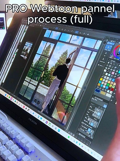 Complete Professional Digital Art Process in One Video