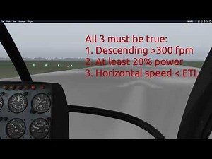 Vortex Ring State (Settling with Power)