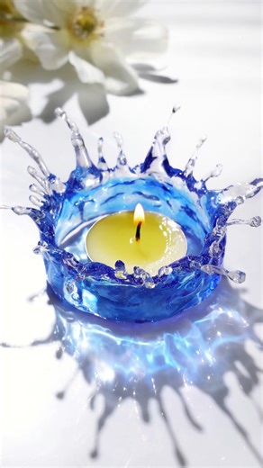 💧Water splashing effect made with UV resin Explore more possibilities with UV resin again! The candle holder with a water-splashing effect looks real, how do you like it? Feel free to leave a comment 💙 to let us know. 🔗 https://amzn.to/3TDjGe3 🛒 Enjoy a 15% discount with code 𝐋𝐀𝐑𝐆𝐄𝐔𝐕𝐑𝐄𝐒𝐈𝐍 on our UV resin. 👉 The tutorial blog with detailed steps is available on the Let's Resin official website, don't miss them! #letsresin #uvresin #resincrafts #candleholders #resincharms | Let's 