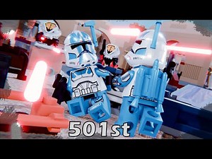 LEGO Star Wars the Clone Wars Battle - 501st Clone in City (3d Stop-Motion Animation)