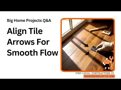 Tile Arrow Alignment Guide Woodgrain Flow Fix