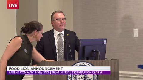 FULL: Officials announce Food Lion parent company to invest $860 million in new Triad distribution center