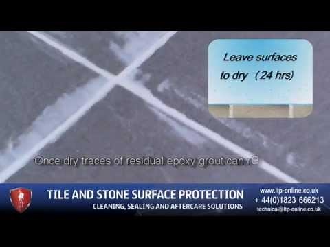 How to remove Epoxy grout residue