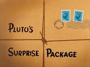 迪士尼动画布鲁托布鲁托的惊喜包裹 Pluto's Surprise Package.1949.米高梅动画原版标题卡