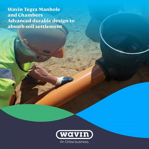 9.6K views · 11 reactions | The unique and durable design of Wavin Tegra manhole and chambers absorbs soil settlements to prevent high loads. It is also easy to install with lower chances of breakage during connections due to its flexible base. . . . #Wavin #WavinAsia #MakeEveryDecisionCount #HealthyEnvironments #WavinFamily #Orbia #Sustainability #EnvironmentFriendly #Innovation #CleanEnvironment #InspectionChamber #SewageSanitation #WavinTegra | Wavin Asia Pacific | Facebook