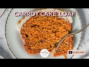 How to make Carrot Cake Loaf | Fluffy Cream Cheese Frosting | Serves 12