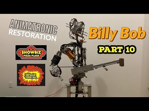 Animatronic Restoration Part 10 - BILLY BOB - Rock-afire Explosion - Showbiz Pizza
