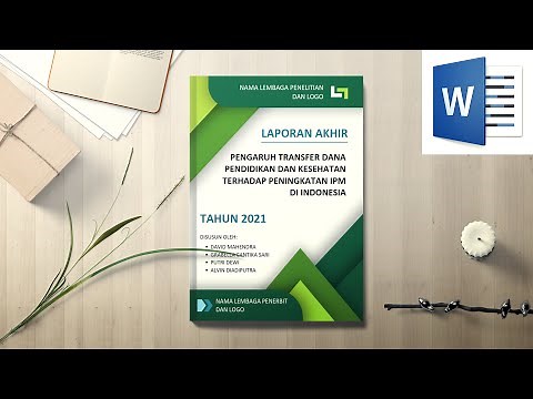 Cara Membuat Cover Makalah/Laporan di Microsoft Word | Cover Eps. 10