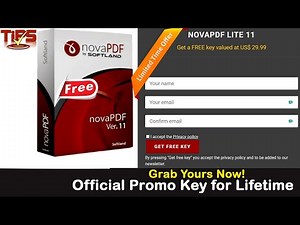 How to Legally Get novaPDF Lite 11 Lifetime License for Free
