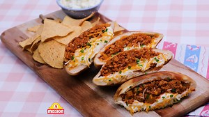 87 reactions · 22 shares | Keep tummies happy and well-fed with this Loaded Sloppy Joe using Mission Plain Pita. This hack will give you all the yums without the mess. Loaded with cheese, spring onions, and sour cream, this Loaded Sloppy Joe will get tongues wagging. #MissionFoods #MissionFoodsMY #MissionPita #Easy #KidFriendly #Yummy #MealPrep #Hack | Mission Foods Malaysia | Facebook