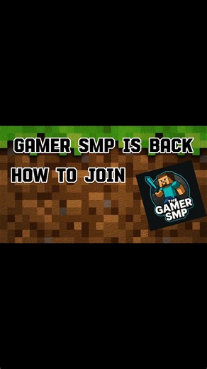 gamer smp is back #minecraft #trending #viral