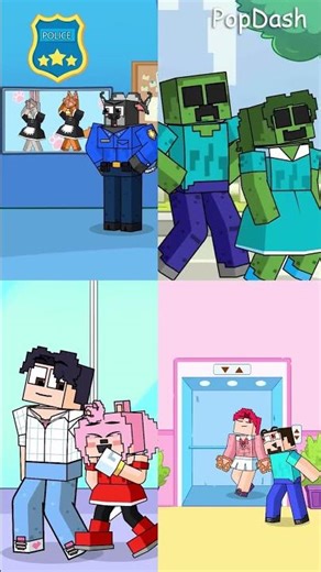 They Were So Mean with Rumi and Judy... So They Did This For Revenge #minecraft #shorts