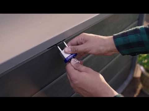 Lifetime 136 Gal. Modern Outdoor Storage Deck Box 60367