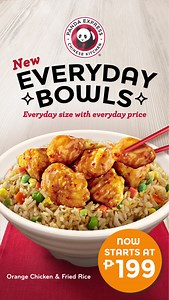 The NEW! Everyday Bowl at an everyday size is here! Starting at P199 🐼 Order a bowl today for Dine-in or Take-out at any Panda store 🥢 | Panda Express Philippines