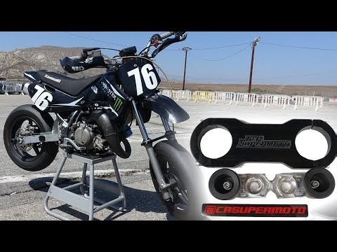 KX65 Fork Brace and Axle Slider Install | C&R Supermoto