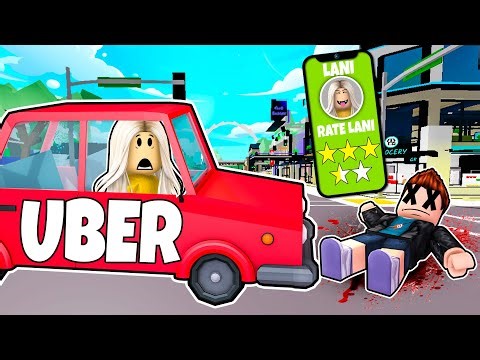 I Became An UBER DRIVER In Roblox Brookhaven