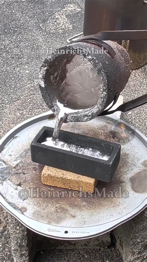 Pouring Liquid Metal - Metal Casting Aluminum