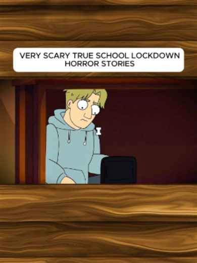VERY SCARY TRUE SCHOOL LOCKDOWN HORROR STORIES #2danimation #animation #history