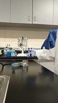 How to Light A Bunsen Burner #science #microbiology #microbiologist