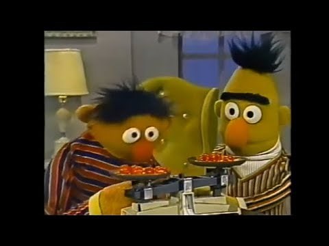 Classic Sesame Street - Bert and Ernie - (Weighing Cherries)