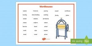 Workhouses Word Mat