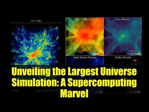 Unveiling the Largest Universe Simulation: A Supercomputing Marvel