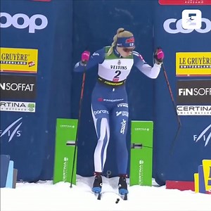 😳 Throwback to these horror starts from Vilma Ryytty and Kseniya Shalygina at the Cross-Country Ski event in Ruka 🇫🇮 | TNT Sports