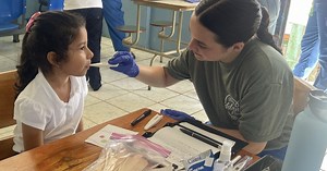 TAMU-CC nursing students learning in a jungle