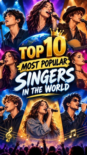 Top 10 Most Popular Singers in the World | Spotify Monthly Listeners