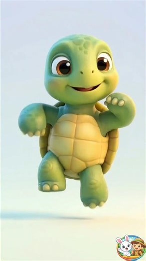 Cute Turtle Dancing & Singing 🐢🎵💃Kids Cartoon