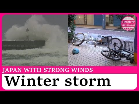 Winter storm lashes Japan, disrupting transport and daily life